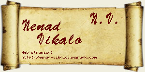 Nenad Vikalo vizit kartica